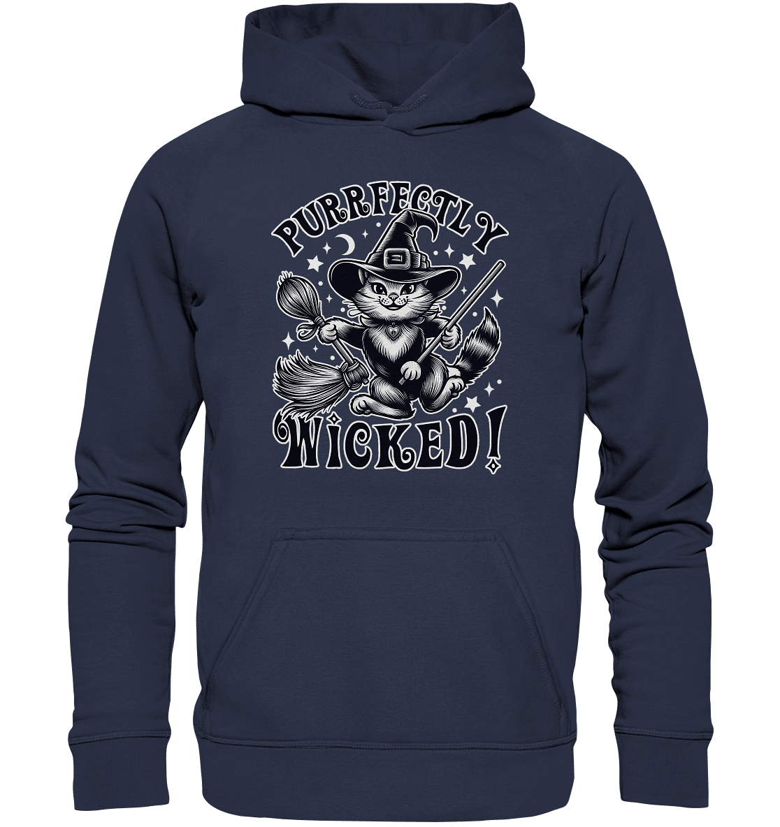 Purrfectly Wicked – Magischer Katzenzauber mit Schalk - Kids Premium Hoodie - FaunaFeels Onlineshop Kids & Babys