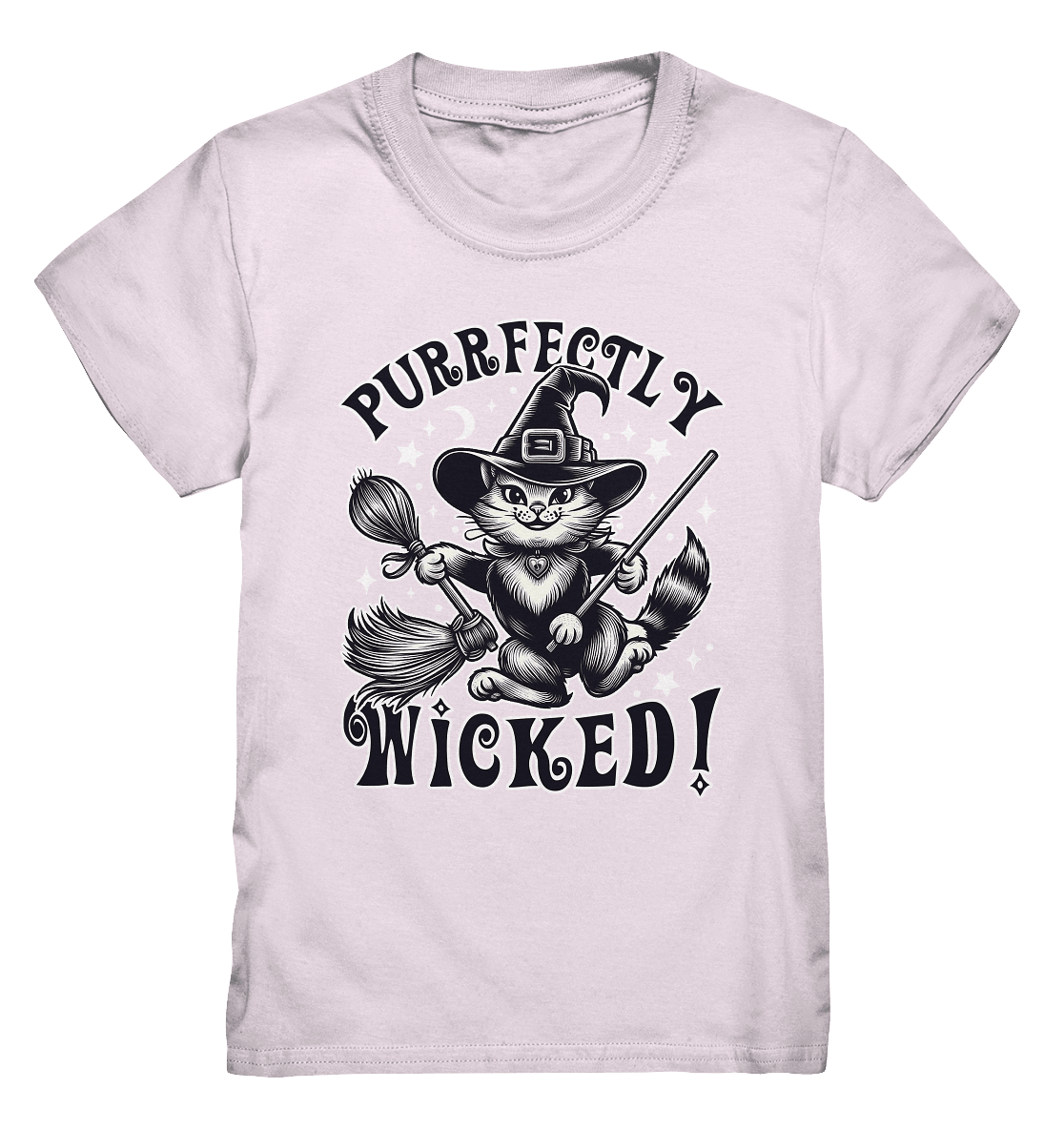 Purrfectly Wicked – Magischer Katzenzauber mit Schalk - Kids Premium Shirt - FaunaFeels Onlineshop Kids & Babys