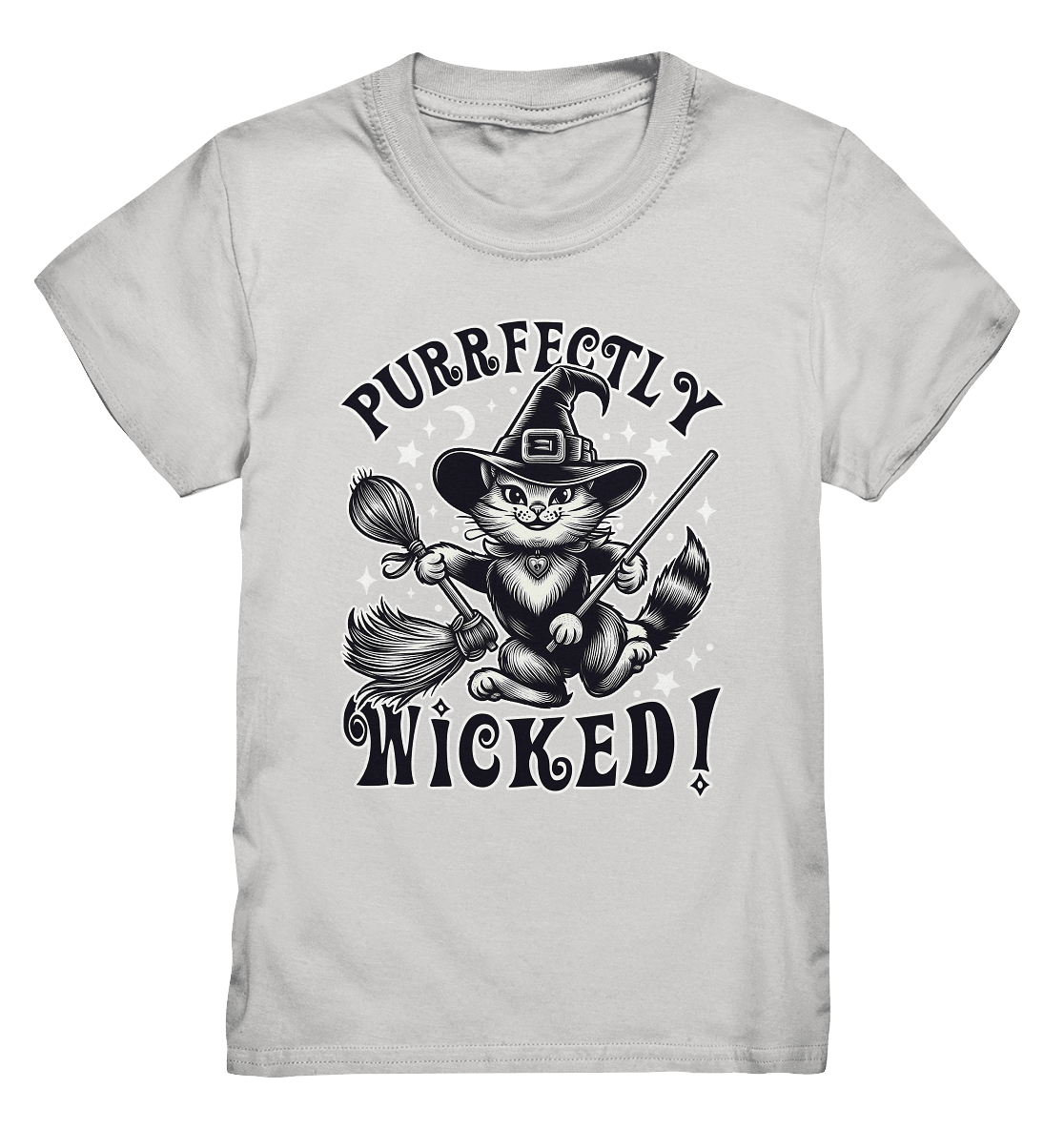 Purrfectly Wicked – Magischer Katzenzauber mit Schalk - Kids Premium Shirt - FaunaFeels Onlineshop Kids & Babys