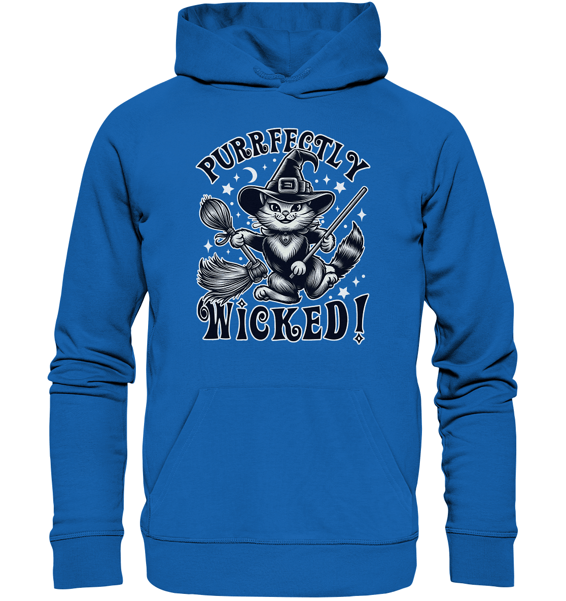 Purrfectly Wicked – Magischer Katzenzauber mit Schalk - Premium Unisex Hoodie - FaunaFeels Onlineshop Hoodies