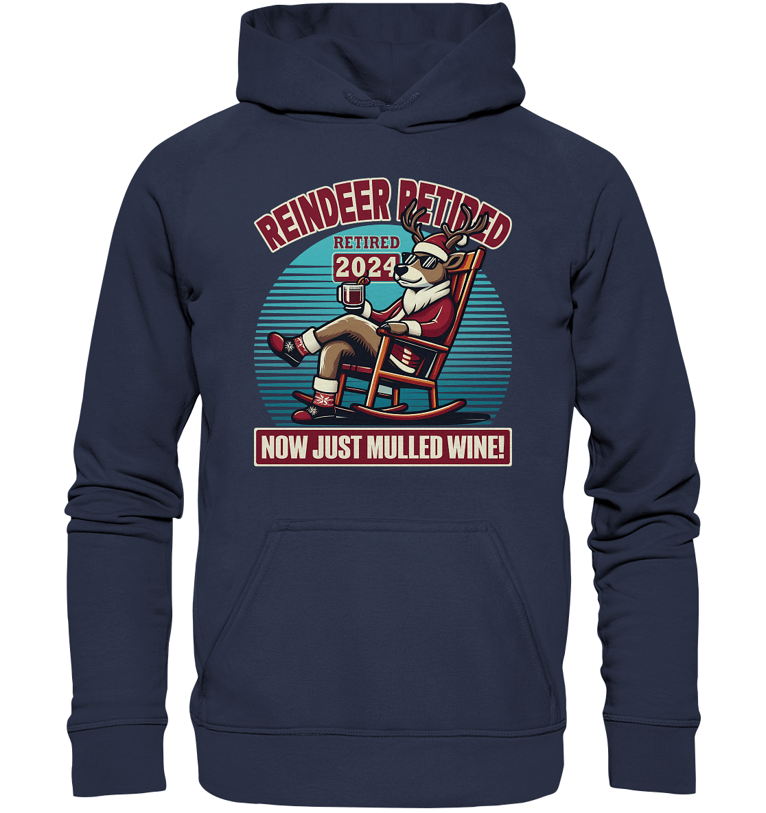 Reindeer Retired – Jetzt gibt's nur noch Glühwein! - Kids Premium Hoodie - FaunaFeels Onlineshop Kids & Babys