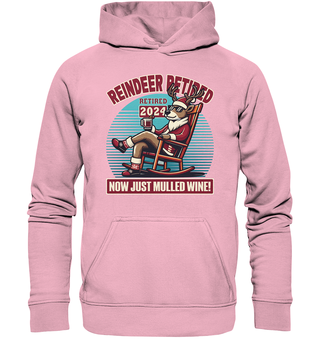 Reindeer Retired – Jetzt gibt's nur noch Glühwein! - Kids Premium Hoodie - FaunaFeels Onlineshop Kids & Babys