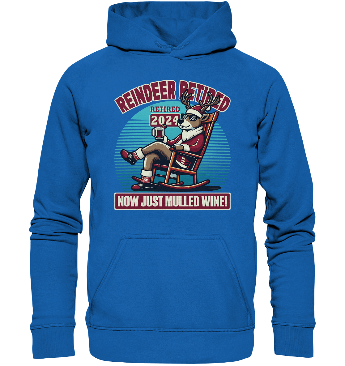 Reindeer Retired – Jetzt gibt's nur noch Glühwein! - Kids Premium Hoodie - FaunaFeels Onlineshop Kids & Babys