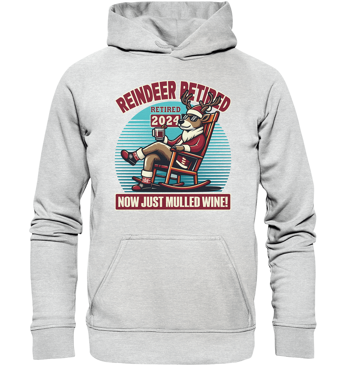 Reindeer Retired – Jetzt gibt's nur noch Glühwein! - Kids Premium Hoodie - FaunaFeels Onlineshop Kids & Babys