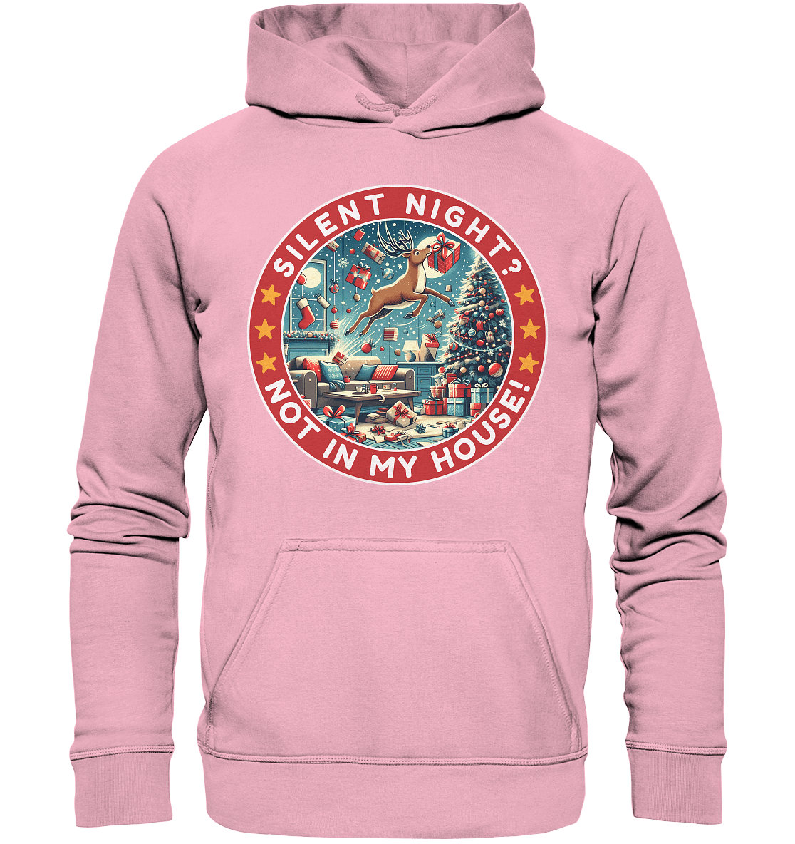 Silent Night? Not in My House! – Das chaotische Weihnachtsrentier! - Kids Premium Hoodie - FaunaFeels Onlineshop Kids & Babys