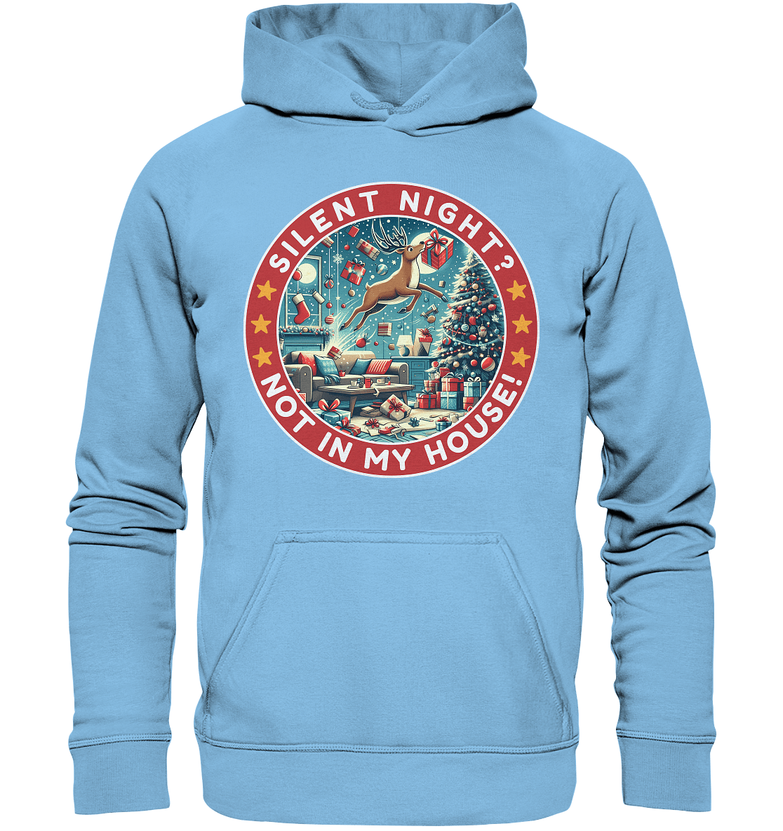 Silent Night? Not in My House! – Das chaotische Weihnachtsrentier! - Kids Premium Hoodie - FaunaFeels Onlineshop Kids & Babys