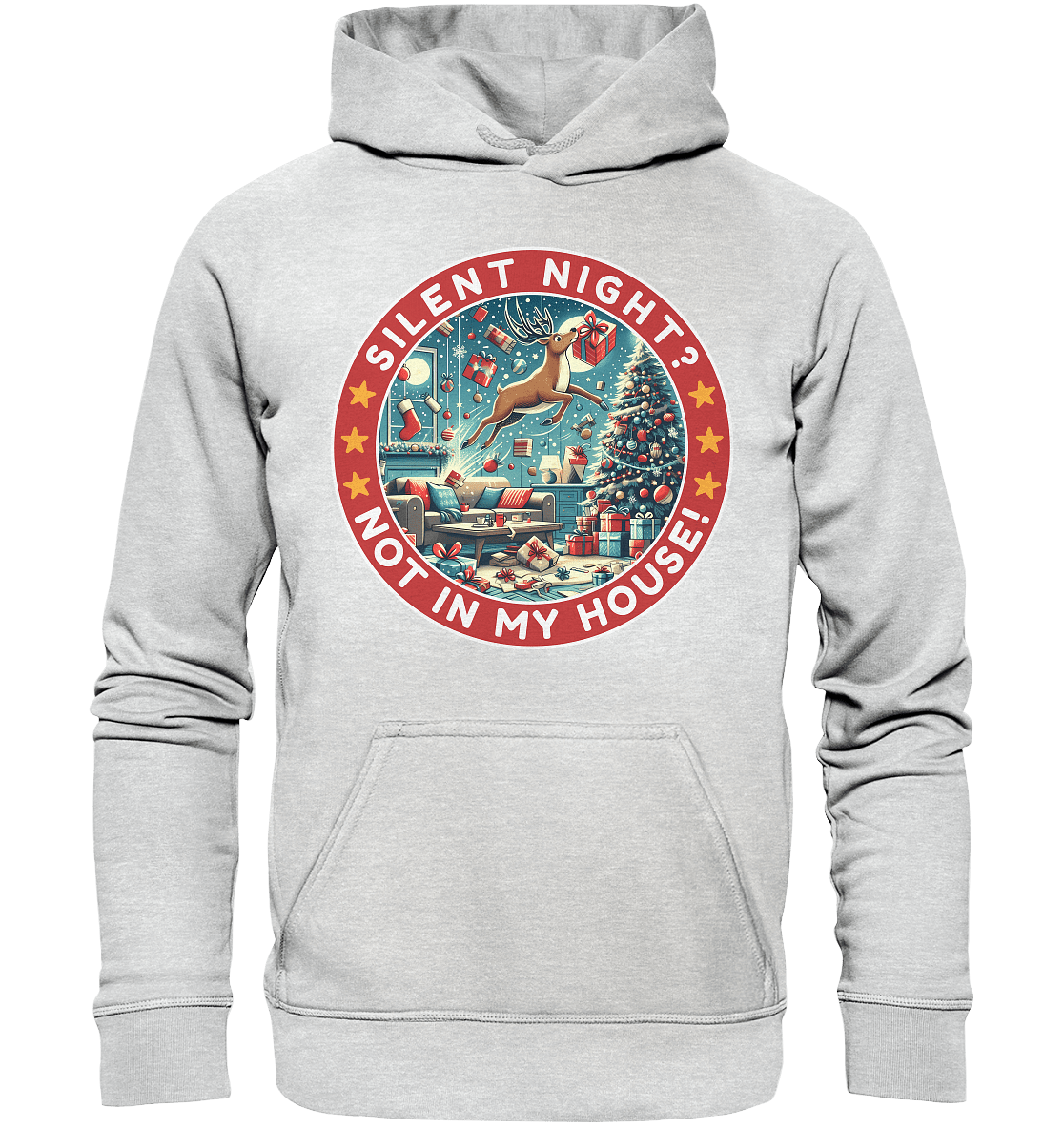Silent Night? Not in My House! – Das chaotische Weihnachtsrentier! - Kids Premium Hoodie - FaunaFeels Onlineshop Kids & Babys