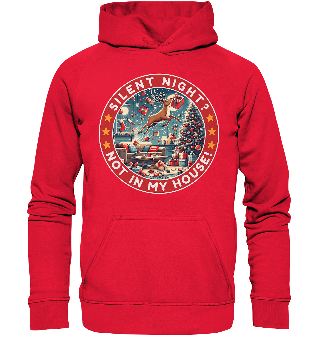 Silent Night? Not in My House! – Das chaotische Weihnachtsrentier! - Kids Premium Hoodie - FaunaFeels Onlineshop Kids & Babys