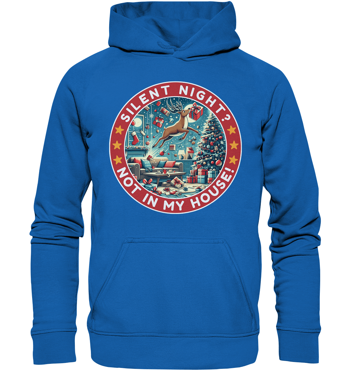 Silent Night? Not in My House! – Das chaotische Weihnachtsrentier! - Kids Premium Hoodie - FaunaFeels Onlineshop Kids & Babys