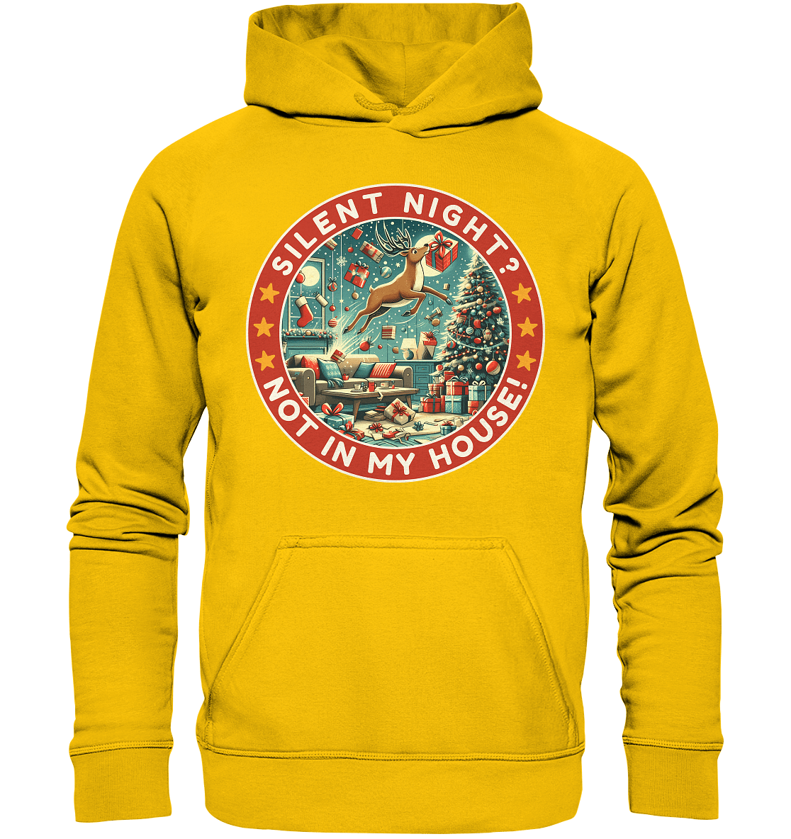 Silent Night? Not in My House! – Das chaotische Weihnachtsrentier! - Kids Premium Hoodie - FaunaFeels Onlineshop Kids & Babys