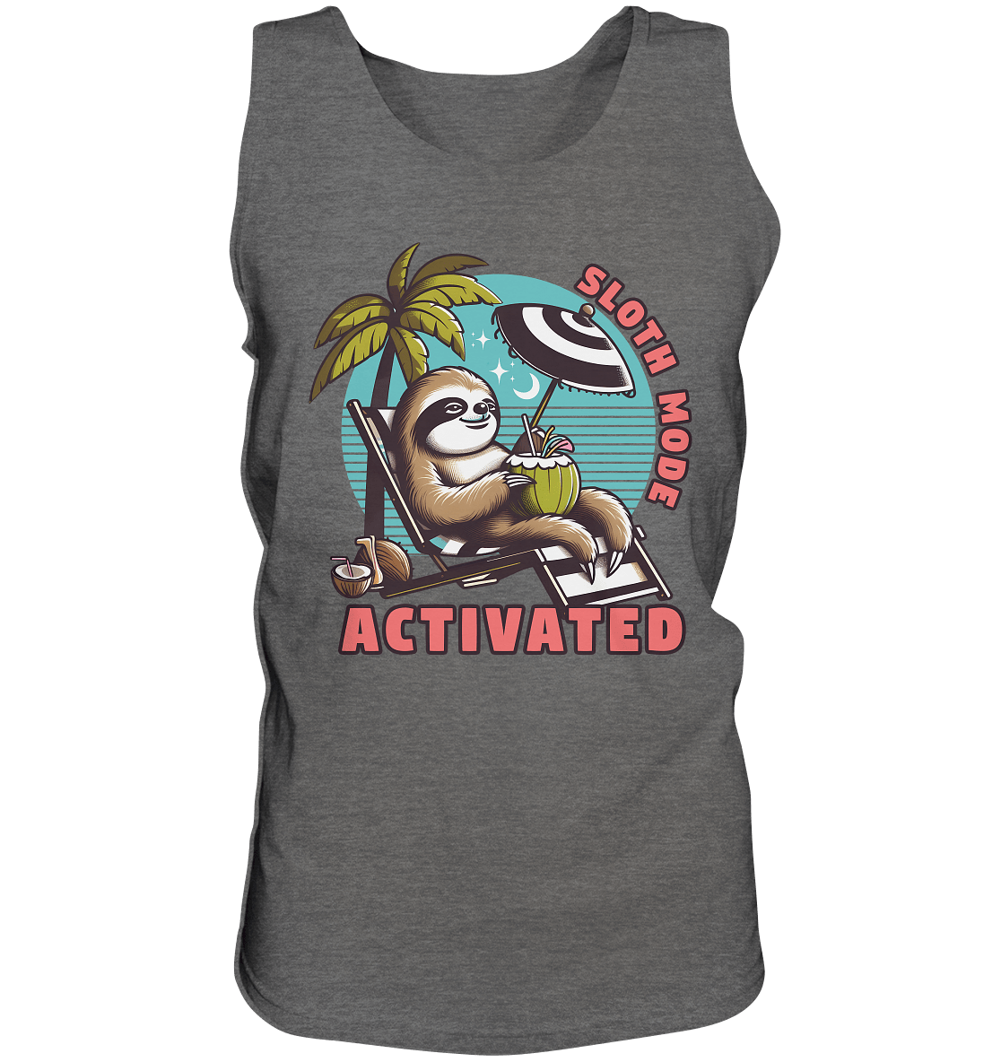 Sloth Mode Activated – Lustiges Faultier - Motiv für entspannte Sommermomente - Relaxed Tank Top - FaunaFeels Onlineshop Tank - Tops
