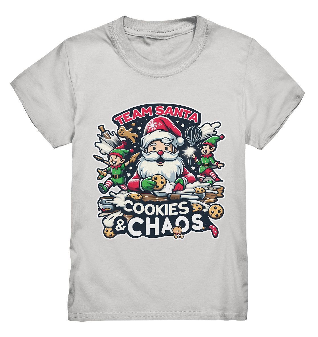 Team Santa – Cookies & Chaos! - Kids Premium Shirt - FaunaFeels Onlineshop Kids & Babys