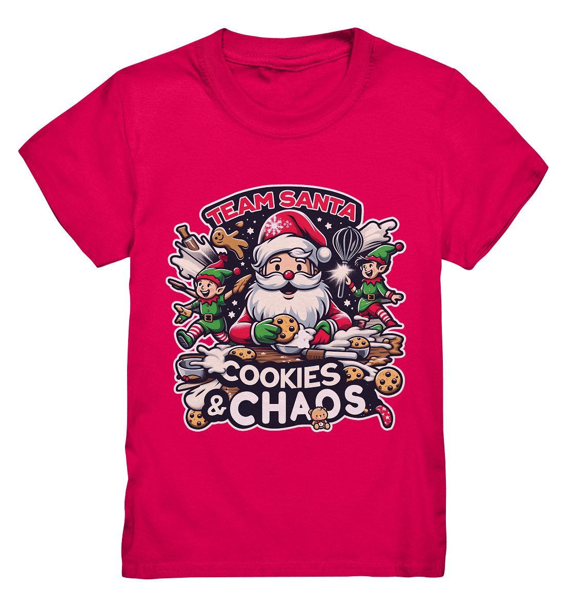 Team Santa – Cookies & Chaos! - Kids Premium Shirt - FaunaFeels Onlineshop Kids & Babys