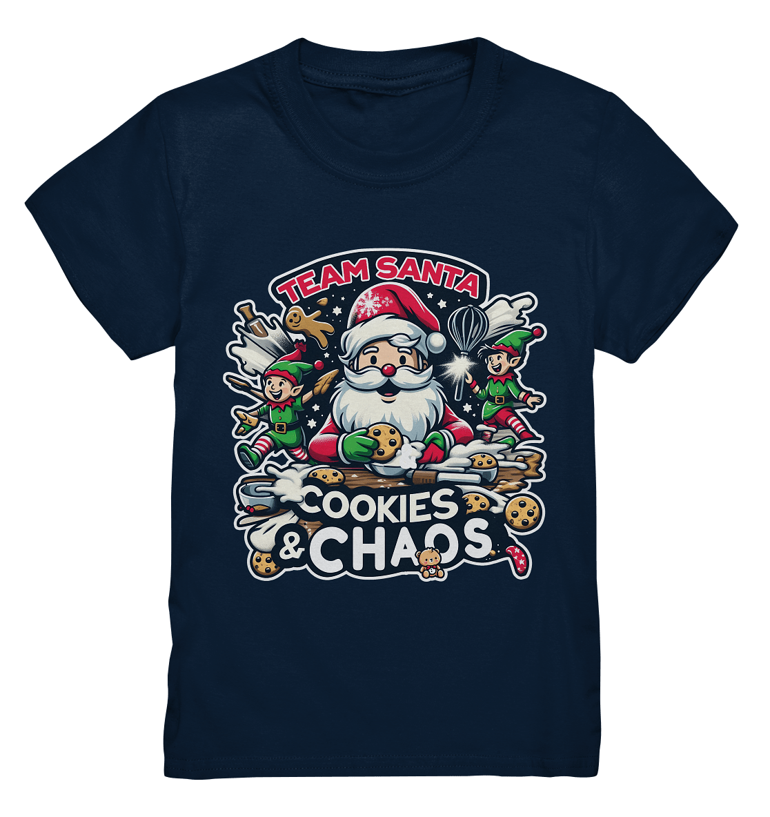 Team Santa – Cookies & Chaos! - Kids Premium Shirt - FaunaFeels Onlineshop Kids & Babys