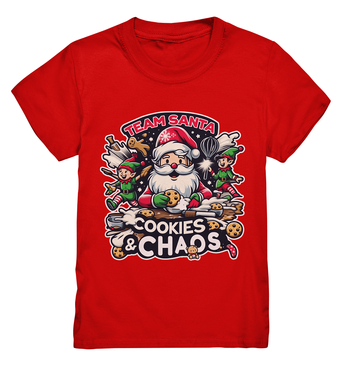 Team Santa – Cookies & Chaos! - Kids Premium Shirt - FaunaFeels Onlineshop Kids & Babys