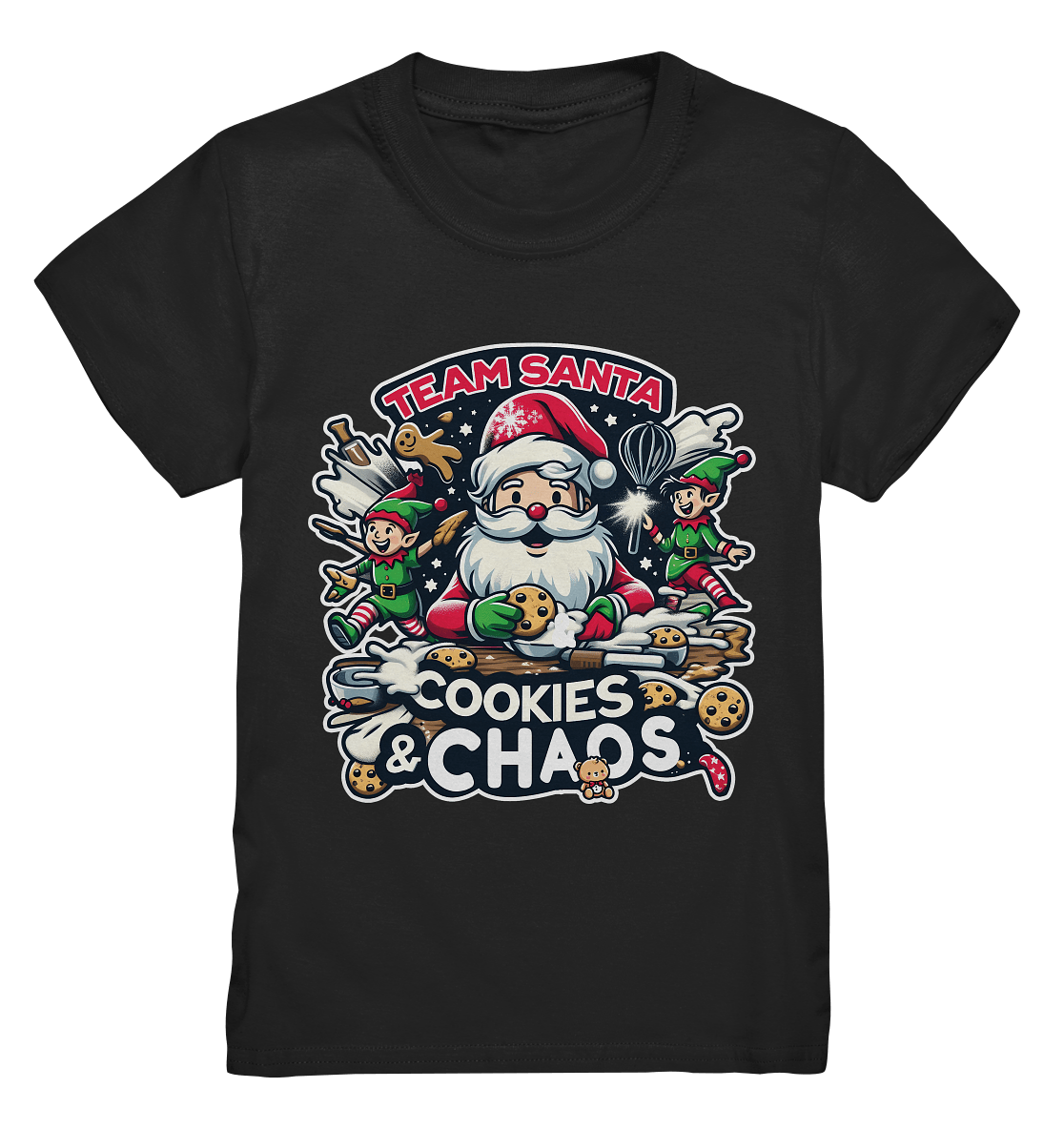 Team Santa – Cookies & Chaos! - Kids Premium Shirt - FaunaFeels Onlineshop Kids & Babys