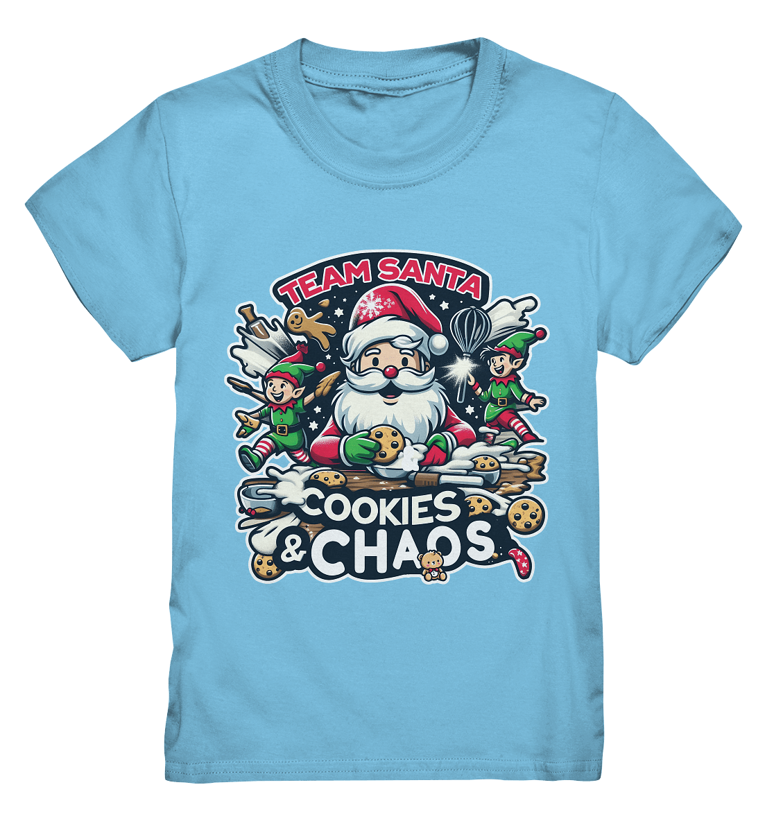 Team Santa – Cookies & Chaos! - Kids Premium Shirt - FaunaFeels Onlineshop Kids & Babys