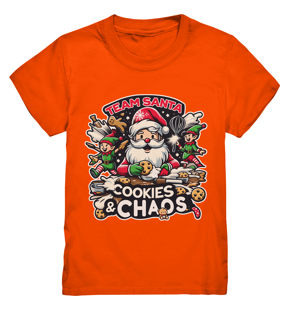 Team Santa – Cookies & Chaos! - Kids Premium Shirt - FaunaFeels Onlineshop Kids & Babys