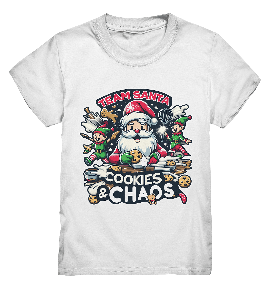 Team Santa – Cookies & Chaos! - Kids Premium Shirt - FaunaFeels Onlineshop Kids & Babys