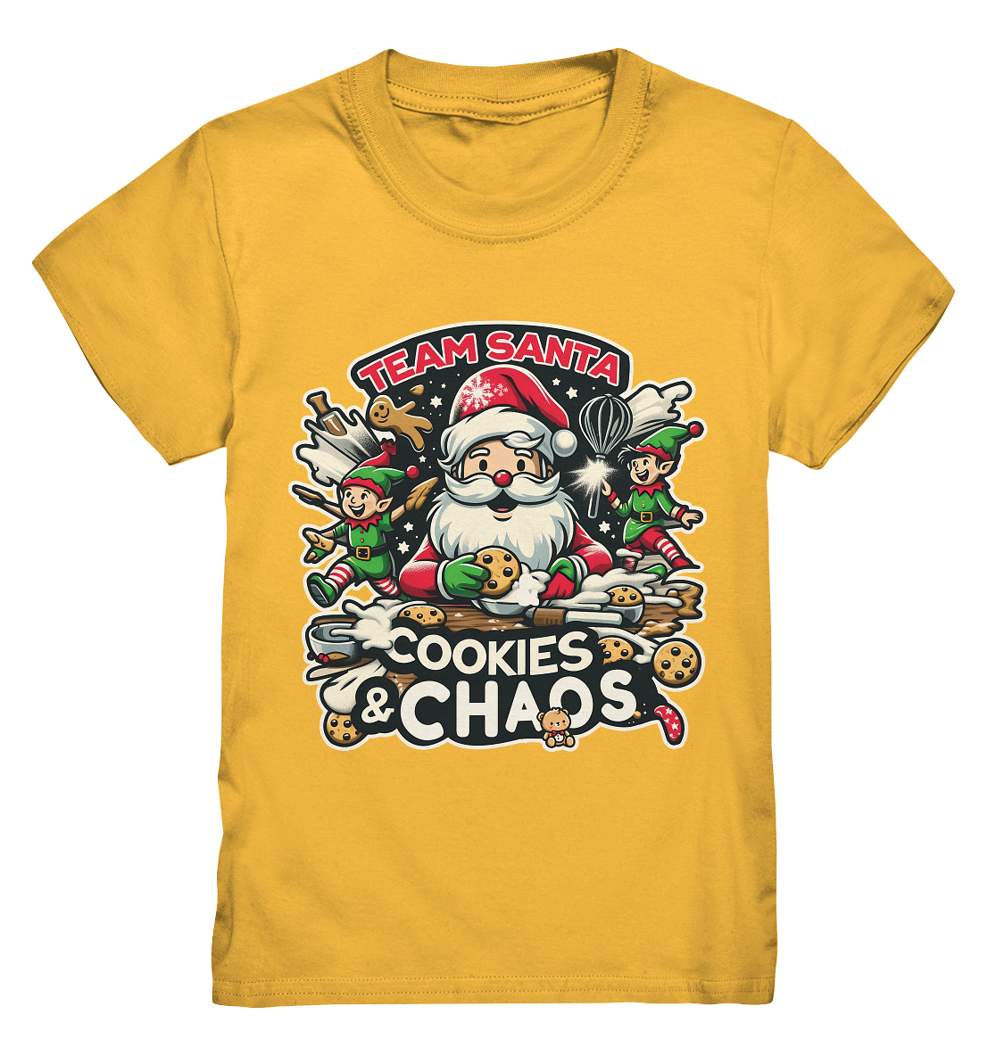 Team Santa – Cookies & Chaos! - Kids Premium Shirt - FaunaFeels Onlineshop Kids & Babys