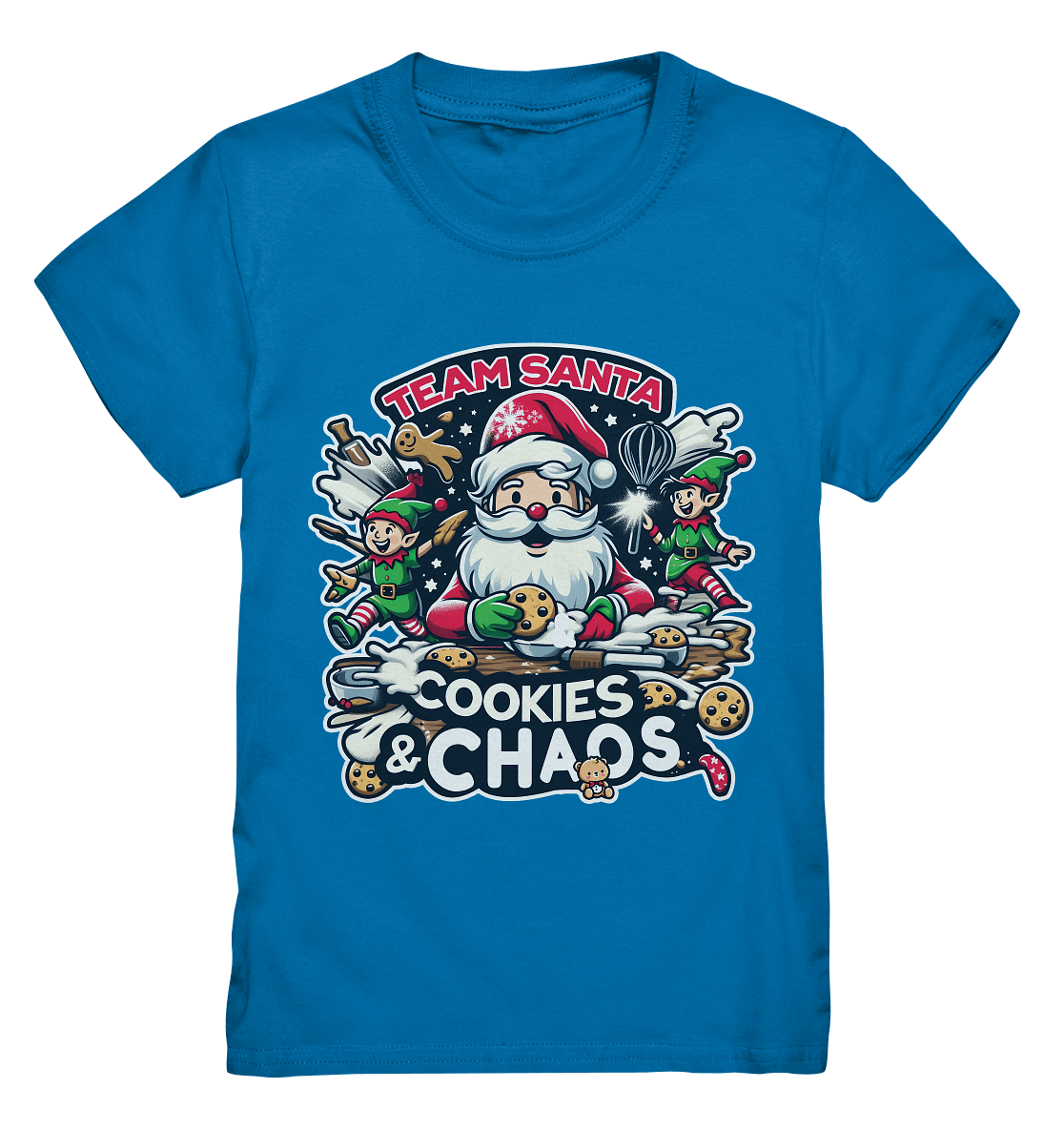 Team Santa – Cookies & Chaos! - Kids Premium Shirt - FaunaFeels Onlineshop Kids & Babys