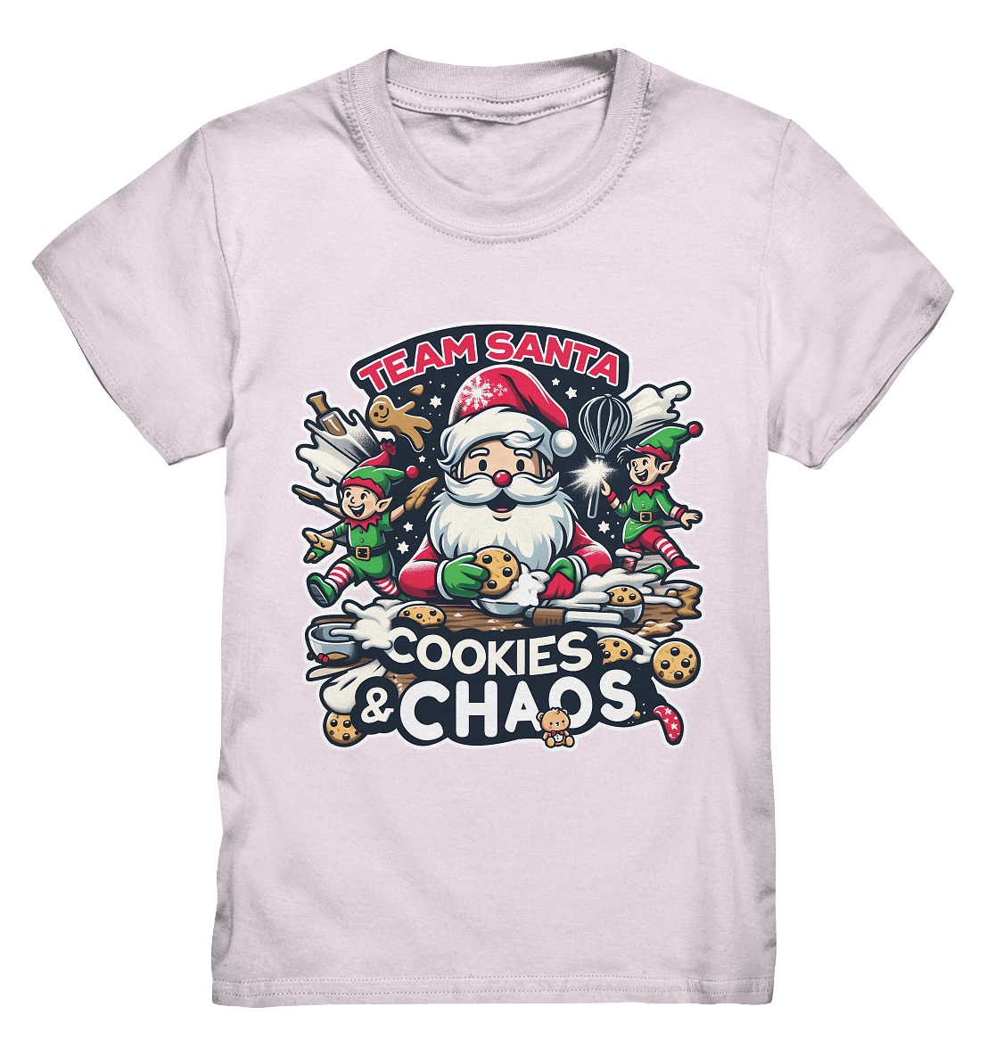 Team Santa – Cookies & Chaos! - Kids Premium Shirt - FaunaFeels Onlineshop Kids & Babys