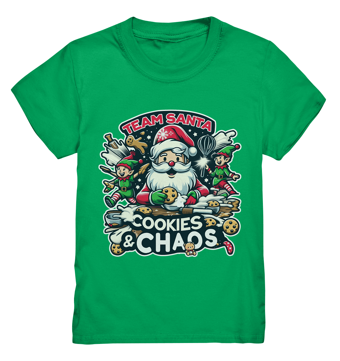 Team Santa – Cookies & Chaos! - Kids Premium Shirt - FaunaFeels Onlineshop Kids & Babys