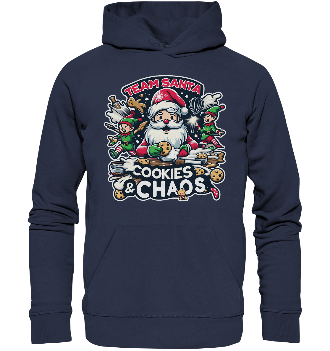 Team Santa – Cookies & Chaos! - Premium Unisex Hoodie - FaunaFeels Onlineshop Hoodies