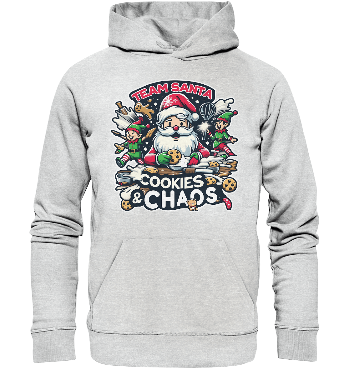 Team Santa – Cookies & Chaos! - Premium Unisex Hoodie - FaunaFeels Onlineshop Hoodies
