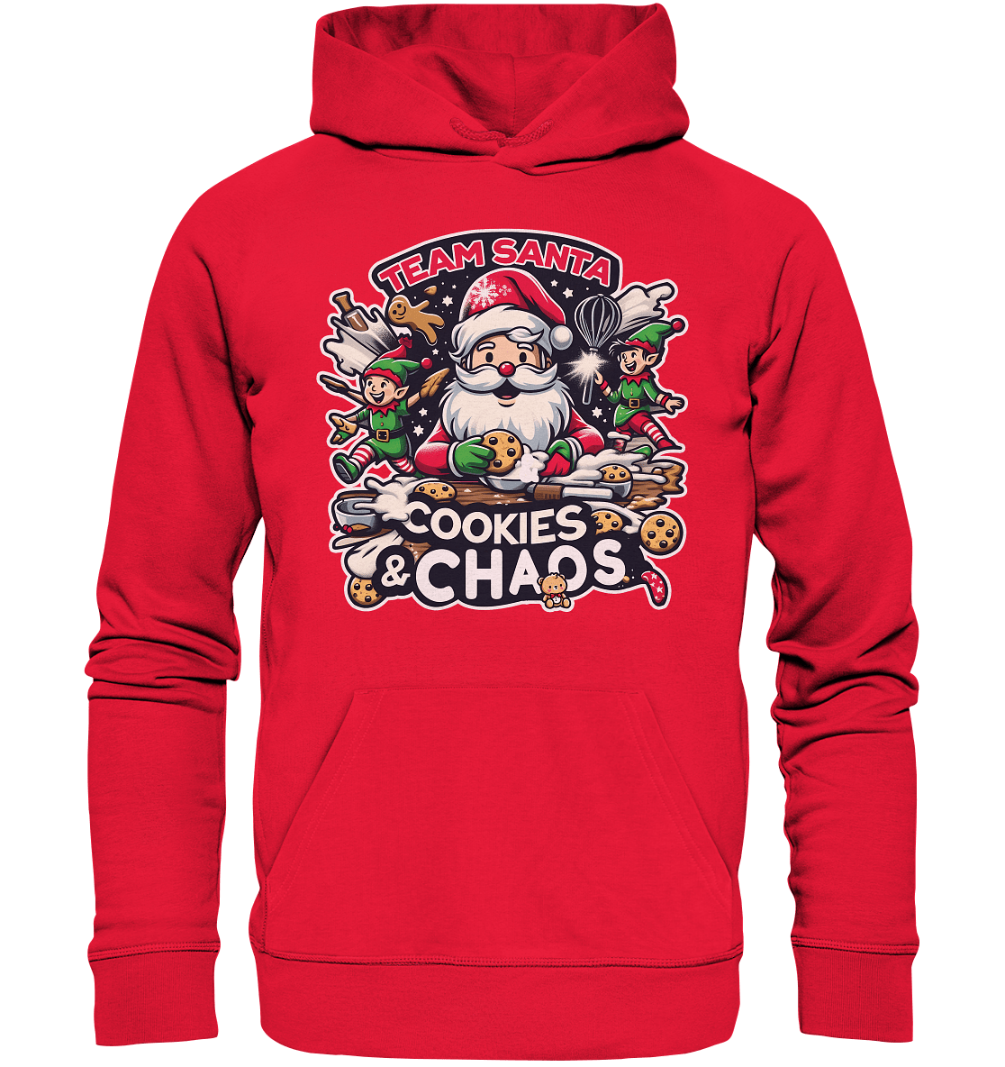 Team Santa – Cookies & Chaos! - Premium Unisex Hoodie - FaunaFeels Onlineshop Hoodies