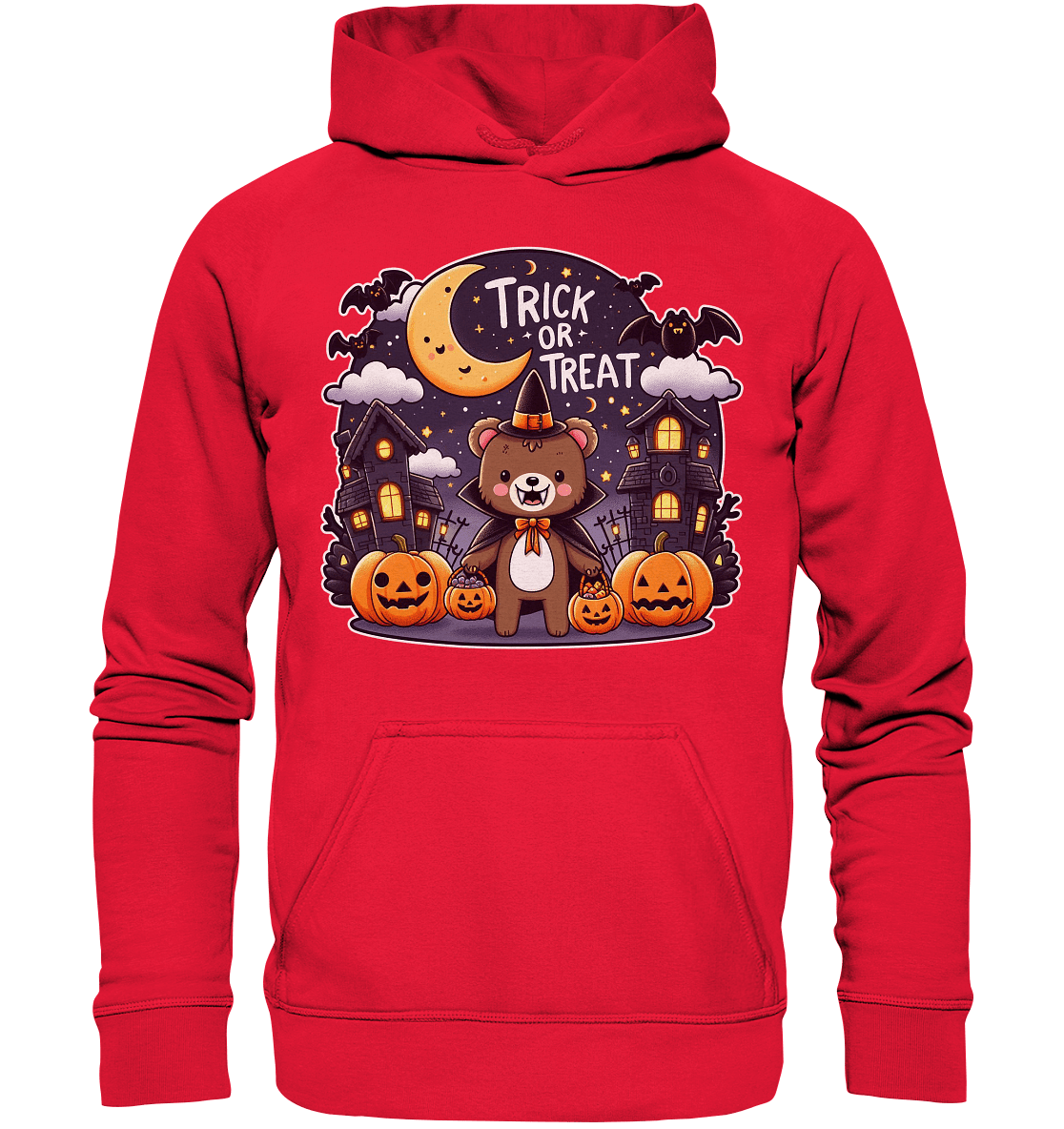 Trick or Treat – Der süßeste Bär auf Gruselmission! - Kids Premium Hoodie - FaunaFeels Onlineshop Kids & Babys
