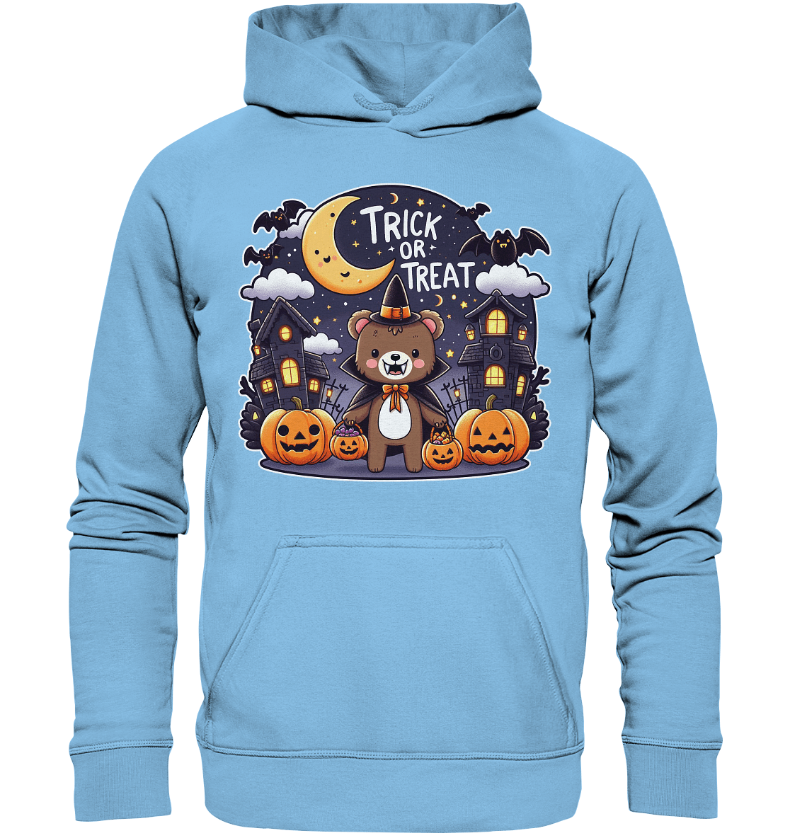 Trick or Treat – Der süßeste Bär auf Gruselmission! - Kids Premium Hoodie - FaunaFeels Onlineshop Kids & Babys