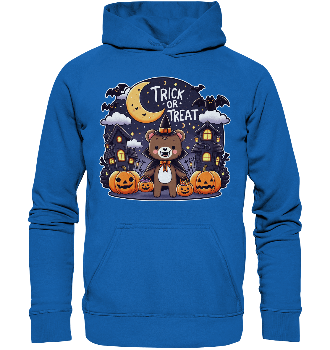 Trick or Treat – Der süßeste Bär auf Gruselmission! - Kids Premium Hoodie - FaunaFeels Onlineshop Kids & Babys