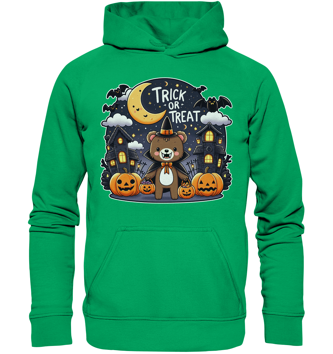 Trick or Treat – Der süßeste Bär auf Gruselmission! - Kids Premium Hoodie - FaunaFeels Onlineshop Kids & Babys