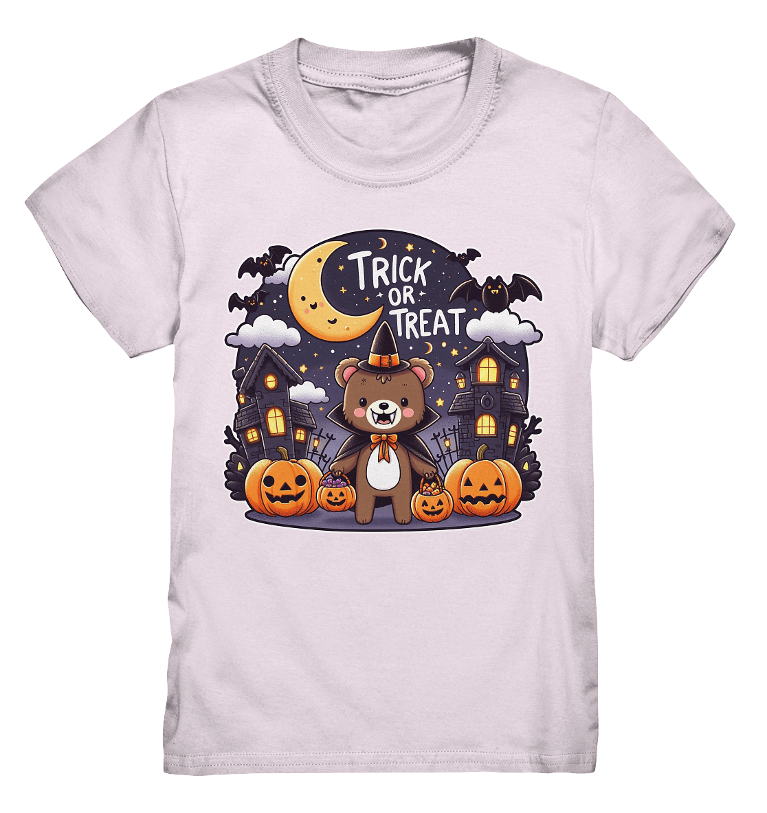 Trick or Treat – Der süßeste Bär auf Gruselmission! - Kids Premium Shirt - FaunaFeels Onlineshop Kids & Babys
