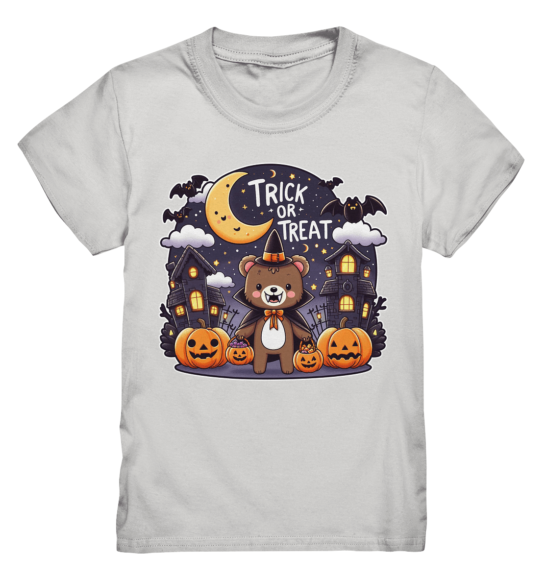 Trick or Treat – Der süßeste Bär auf Gruselmission! - Kids Premium Shirt - FaunaFeels Onlineshop Kids & Babys