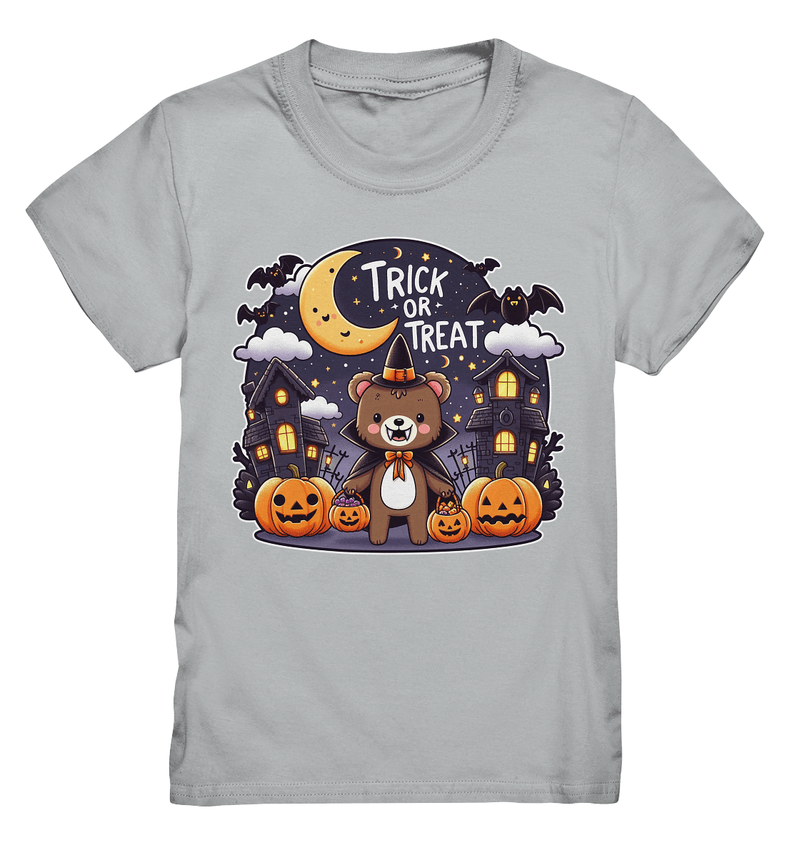 Trick or Treat – Der süßeste Bär auf Gruselmission! - Kids Premium Shirt - FaunaFeels Onlineshop Kids & Babys