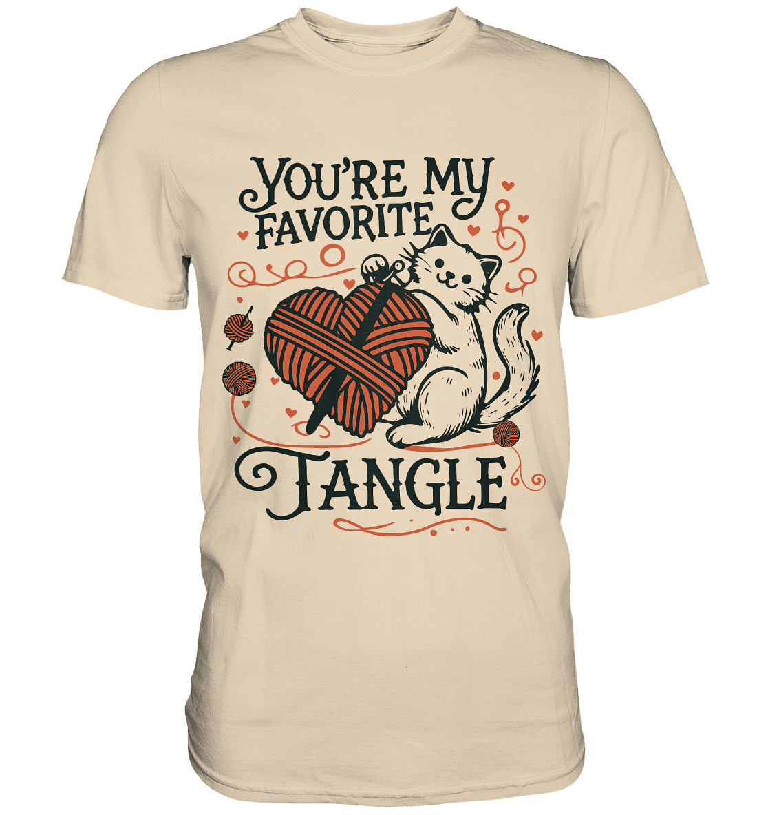 You are my favourite Tangle - Premium Shirt - FaunaFeels Onlineshop Unisex - Shirts